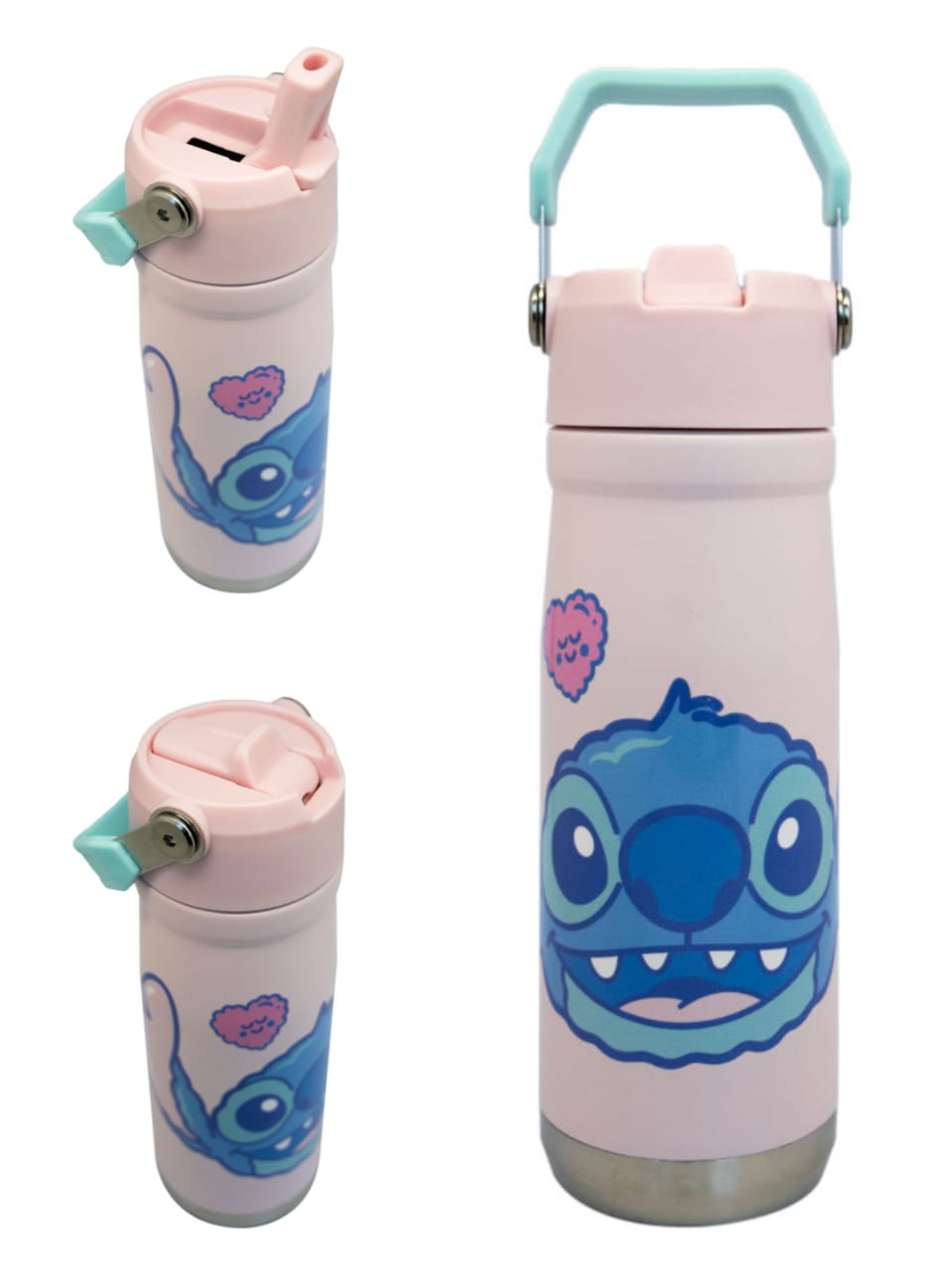 Botella insulada con mango Stitch